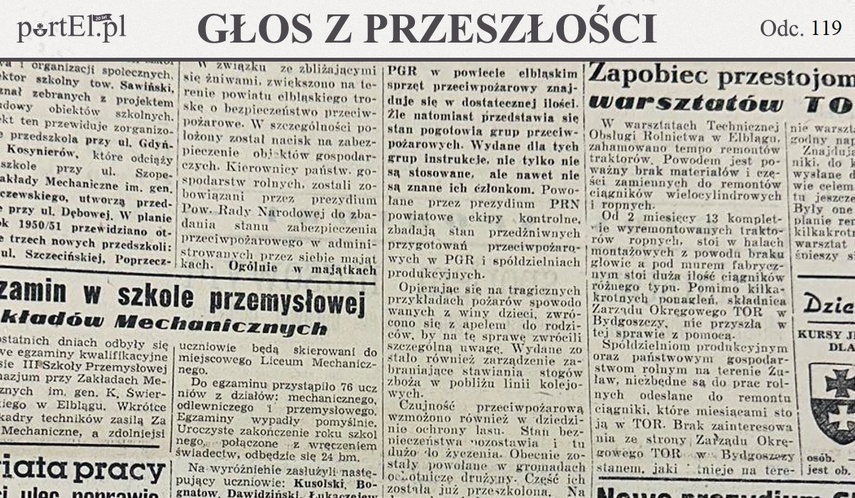 Elbląg, Głos Wybrzeża nr 172, 1950 r. Elbląg, Głos Wybrzeża nr 172, 1950 r.