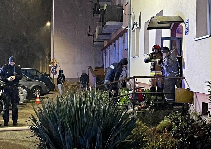 Elbląg, Śmiertelny pożar na ul. Słonecznej Elbląg, Śmiertelny pożar na ul. Słonecznej