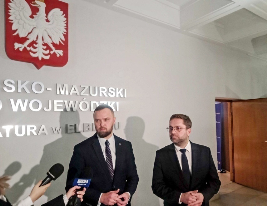 Elbląg, Od lewej Piotr Opaczewski i Jakub Bornus. Elbląg, Od lewej Piotr Opaczewski i Jakub Bornus.