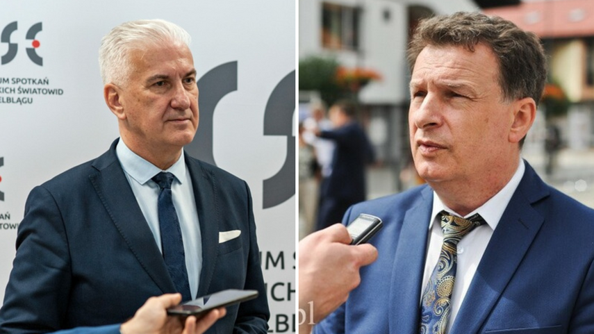 Elbląg, Antoni Czyżyk (z lewej) i Mirosław Jonakowski