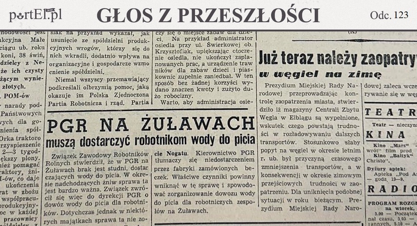 Elbląg, Głos Wybrzeża nr 175, 1950 r.