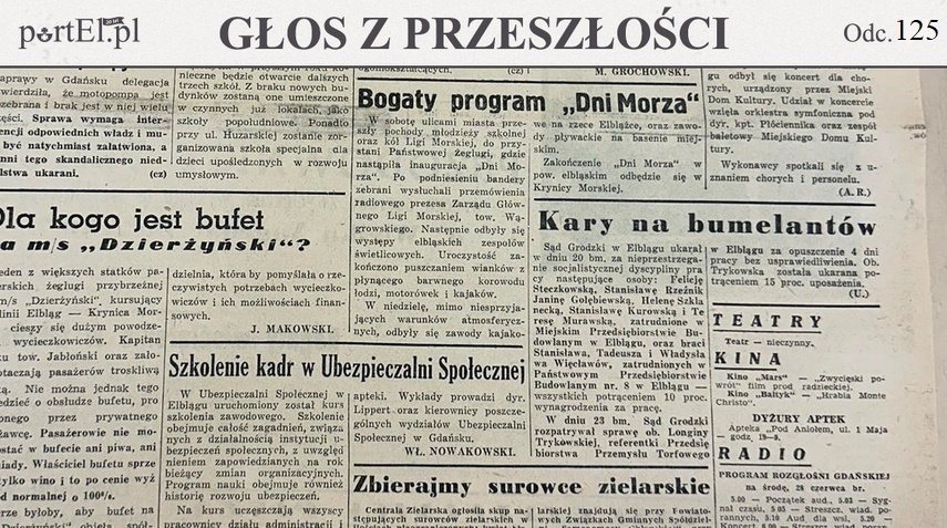 Elbląg, Głos Wybrzeża nr 176, 1950 r.