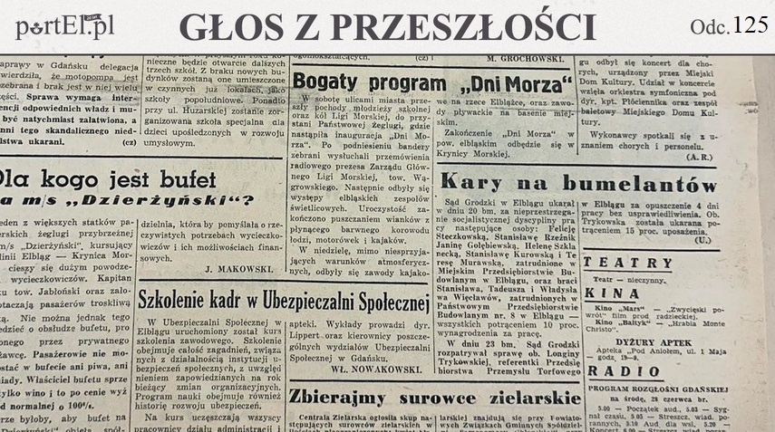 Elbląg, Głos Wybrzeża nr 176, 1950 r. Elbląg, Głos Wybrzeża nr 176, 1950 r.