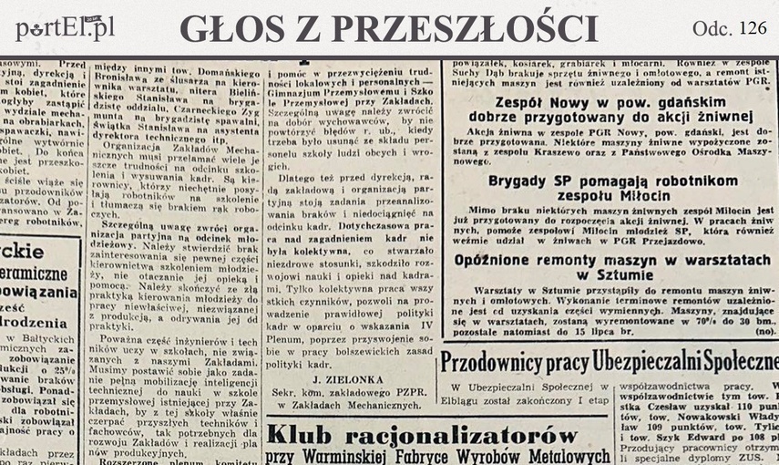 Elbląg, Głos Wybrzeża nr 177, 1950 r. Elbląg, Głos Wybrzeża nr 177, 1950 r.