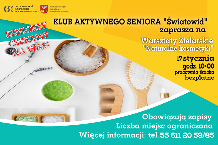 Elbląg, Naturalne kosmetyki | Warsztaty zielarskie dla seniorów w Światowidzie Elbląg, Naturalne kosmetyki | Warsztaty zielarskie dla seniorów w Światowidzie