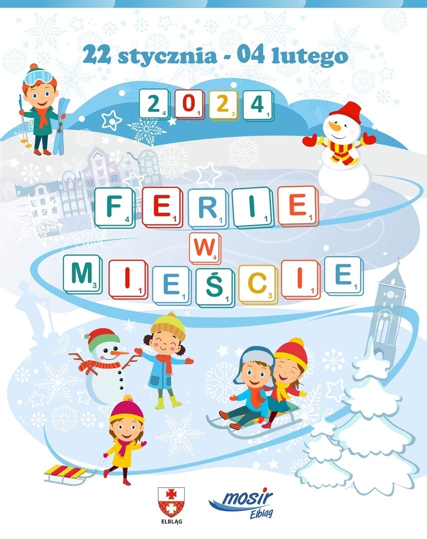 Elbląg, Aktywne ferie w mieście z MOSiR-em Elbląg, Aktywne ferie w mieście z MOSiR-em