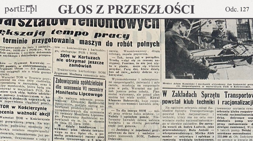 Elbląg, Głos Wybrzeża nr 179, 1950 r. Elbląg, Głos Wybrzeża nr 179, 1950 r.