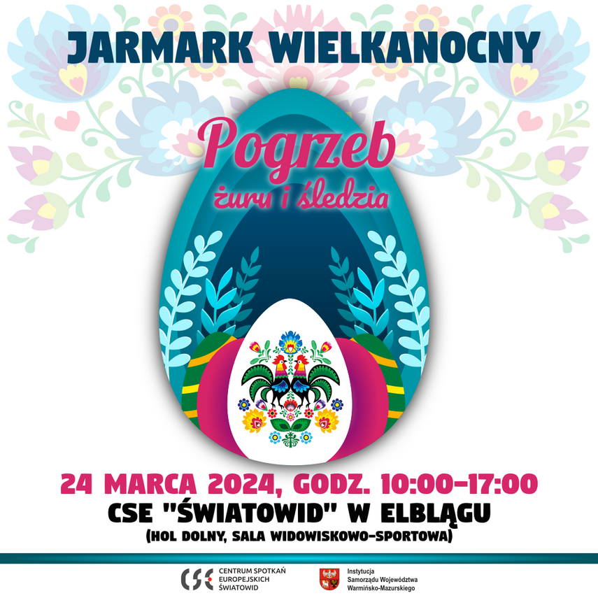 Elbląg, Pogrzeb Żuru i Śledzia. Zapraszamy wystawców na Wielkanocny Jarmark Sztuki Ludowej 2024 Elbląg, Pogrzeb Żuru i Śledzia. Zapraszamy wystawców na Wielkanocny Jarmark Sztuki Ludowej 2024