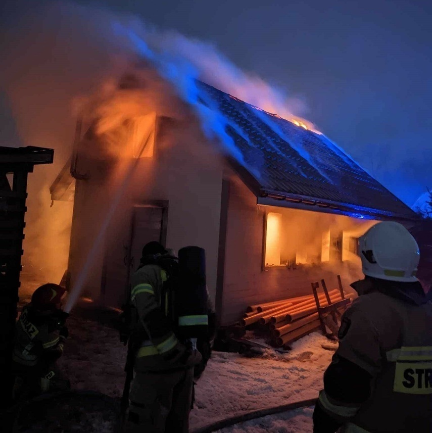 Elbląg, Pożar w Milejewie Elbląg, Pożar w Milejewie