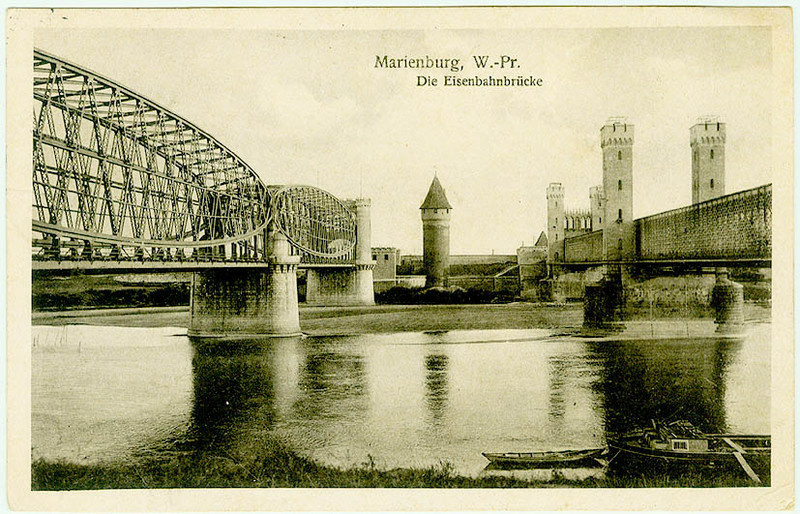 Elbląg, Malborskie mosty przed wojną