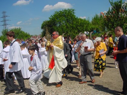 Elbląg, Procesja w parafii św. Floriana Elbląg, Procesja w parafii św. Floriana