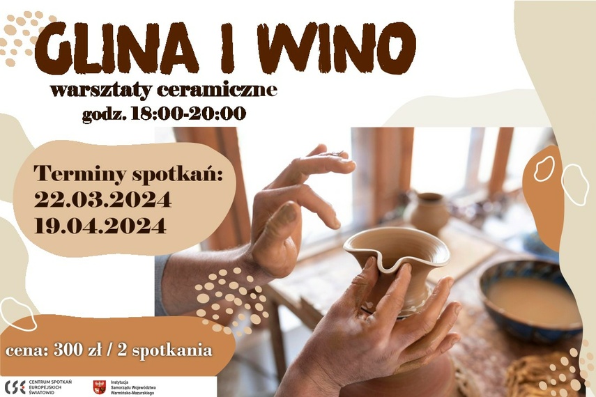 Elbląg, Glina&wino. Artystyczne warsztaty w Światowidzie Elbląg, Glina&wino. Artystyczne warsztaty w Światowidzie