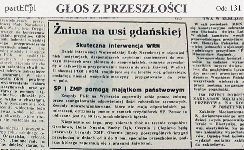 Elbląg, Głos Wybrzeża nr 185, 1950 r.