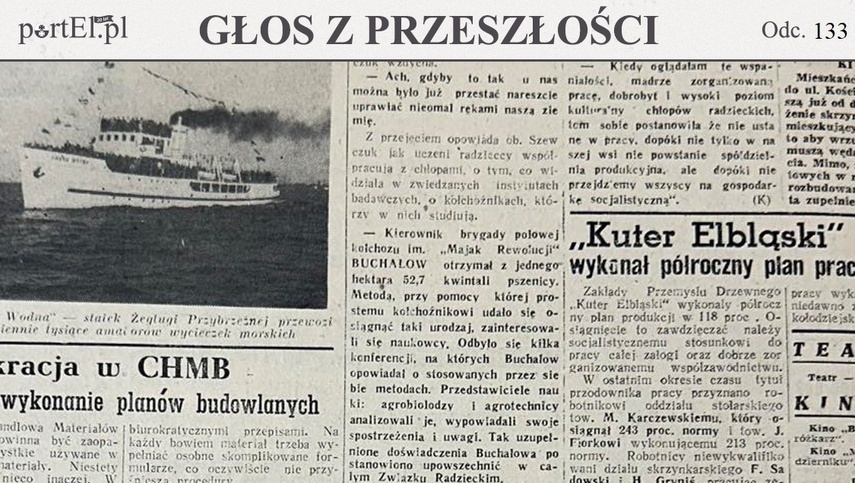 Elbląg, "Niestety w Elblągu jest nieco inaczej" (Głos z przeszłości, odc. 133) Elbląg, "Niestety w Elblągu jest nieco inaczej" (Głos z przeszłości, odc. 133)