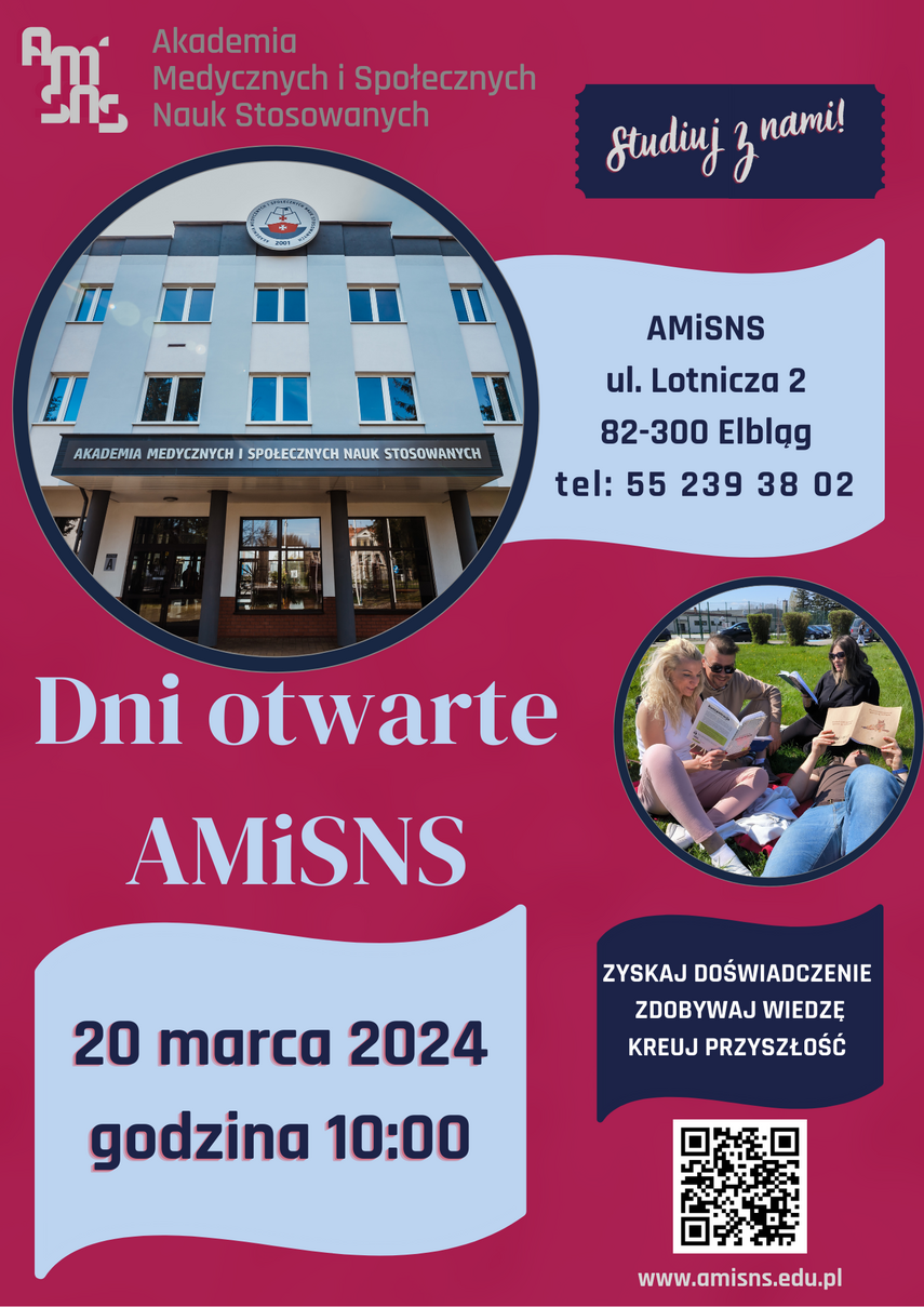 Dni Otwarte w AMiSNS już 20 marca! Dni Otwarte w AMiSNS już 20 marca!