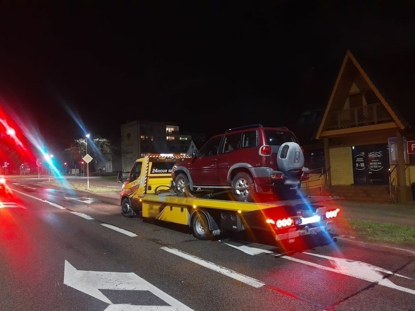 Elbląg, Pierwsza konfiskata auta w Elblągu
