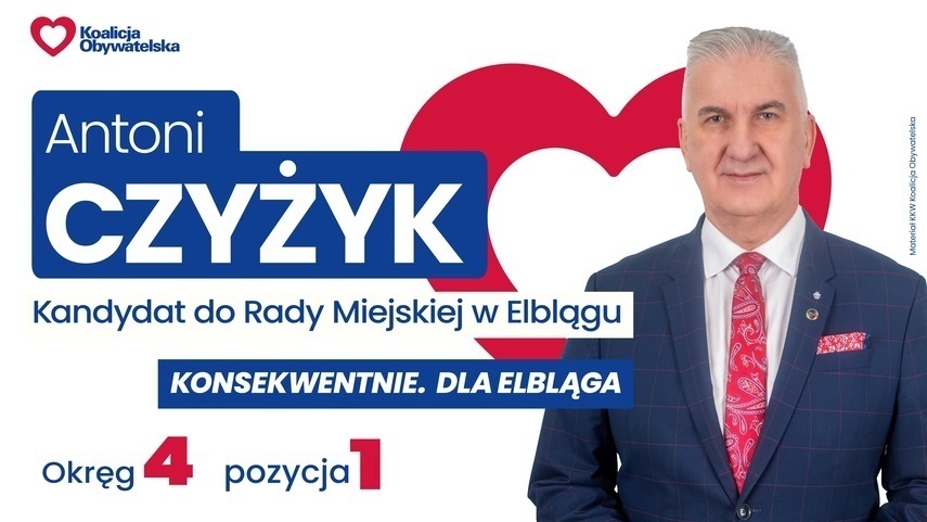 Antoni Czyżyk - Konsekwentnie dla Elbląga Antoni Czyżyk - Konsekwentnie dla Elbląga