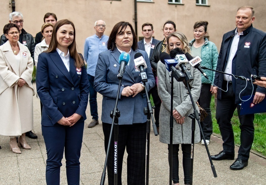 Elbląg, Od lewej Karolina Śluz, Małgorzata Adamowicz, Marta Kubacka-Ignaciuk.