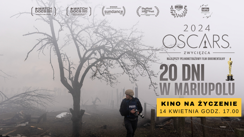 Elbląg, "20 dni w Mariupolu" w Kinie "Światowid" Elbląg, "20 dni w Mariupolu" w Kinie "Światowid"