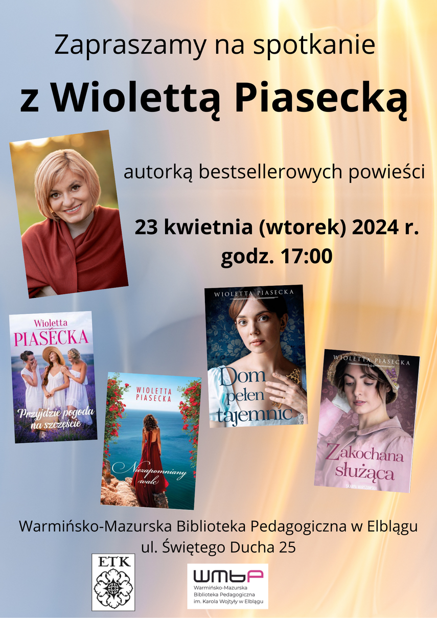 Elbląg, Spotkanie autorskie z Wiolettą Piasecką