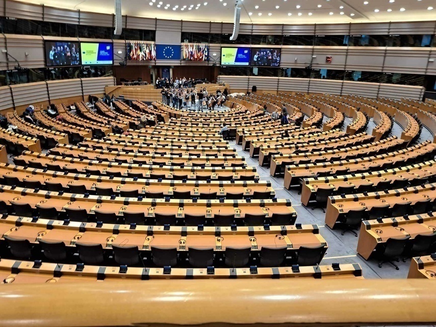 Elbląg, Sala plenarna Parlamentu Europejskiego w Brukseli Elbląg, Sala plenarna Parlamentu Europejskiego w Brukseli