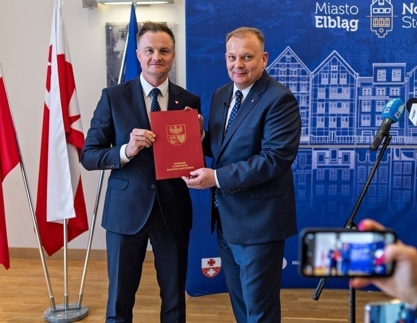 Elbląg, Marcin Kuchciński i Michał Missan Elbląg, Marcin Kuchciński i Michał Missan