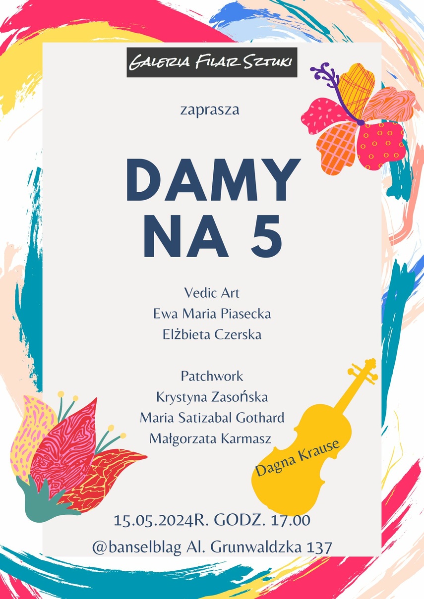 Elbląg, Wernisaż wystawy „Damy na 5” w Galerii Filar Sztuki Elbląg, Wernisaż wystawy „Damy na 5” w Galerii Filar Sztuki