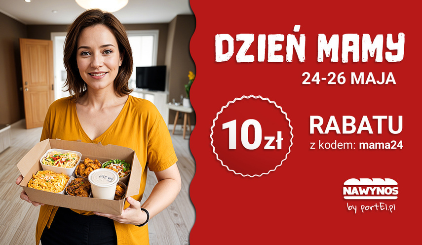 Smaczne rabaty na Dzień Mamy. Zamów NaWynos już dziś! Smaczne rabaty na Dzień Mamy. Zamów NaWynos już dziś!