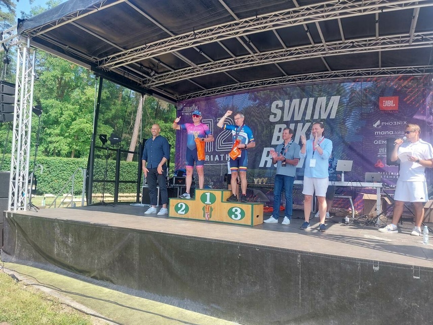 Elbląg, Włodzimierz Lizak na podium