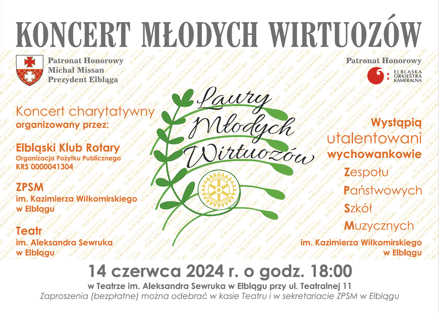 Elbląg, Młodzi wirtuozi na scenie Teatru Elbląg, Młodzi wirtuozi na scenie Teatru