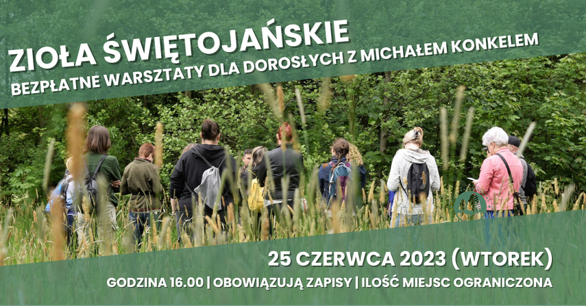 Elbląg, Zioła świętojańskie - bezpłatne warsztaty terenowe dla dorosłych Elbląg, Zioła świętojańskie - bezpłatne warsztaty terenowe dla dorosłych