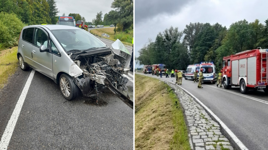 Elbląg, Kolizja na drodze nr 22. Ruch był zablokowany (aktualizacja) Elbląg, Kolizja na drodze nr 22. Ruch był zablokowany (aktualizacja)