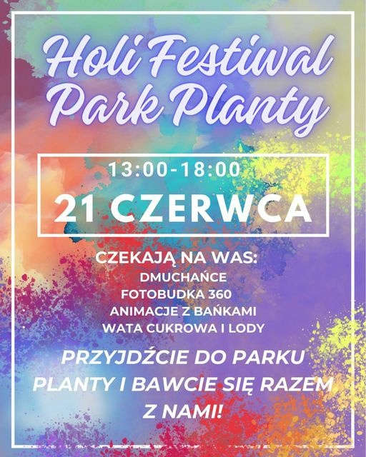 Elbląg, Holi Festiwal na powitanie wakacji w Elblągu Elbląg, Holi Festiwal na powitanie wakacji w Elblągu