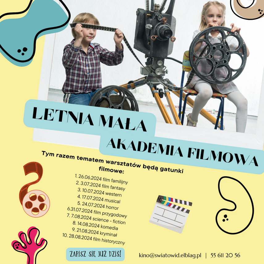 Elbląg, Letnia Mała Akademia Filmowa 2024 Elbląg, Letnia Mała Akademia Filmowa 2024