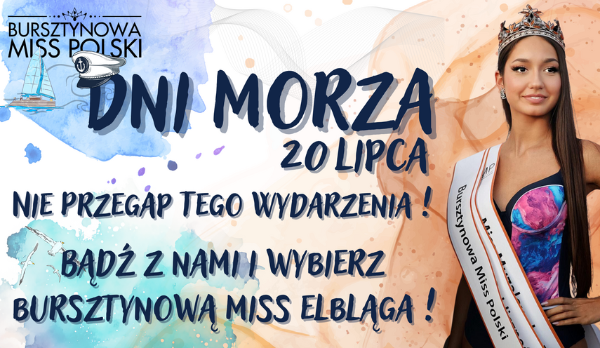 Elbląg, W sobotę w Elblągu Konkurs Eliminacyjny Bursztynowej Miss Polski Elbląg, W sobotę w Elblągu Konkurs Eliminacyjny Bursztynowej Miss Polski