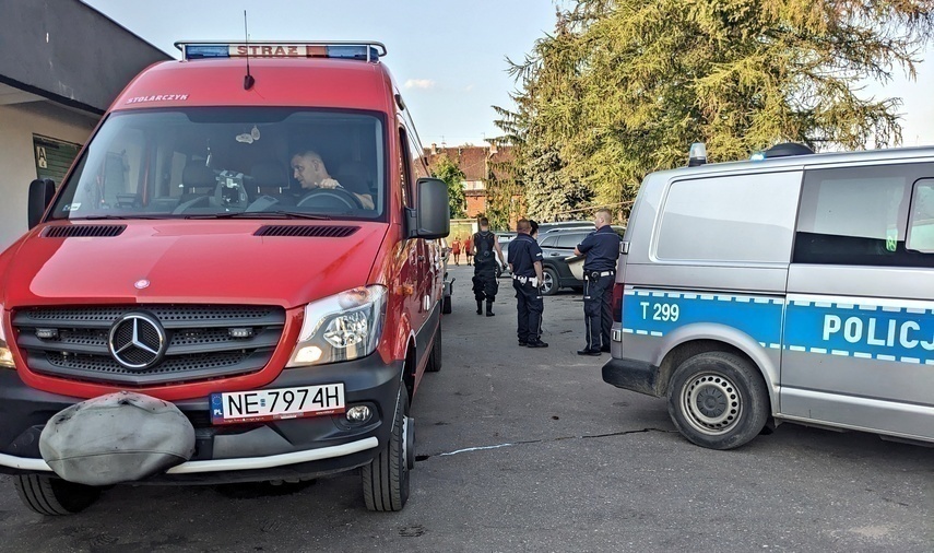 Elbląg, Przy Portowej topił się mężczyzna Elbląg, Przy Portowej topił się mężczyzna