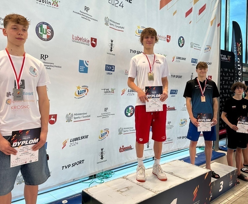 Elbląg, Marcel Jureko na najwyższym stopniu podium Elbląg, Marcel Jureko na najwyższym stopniu podium