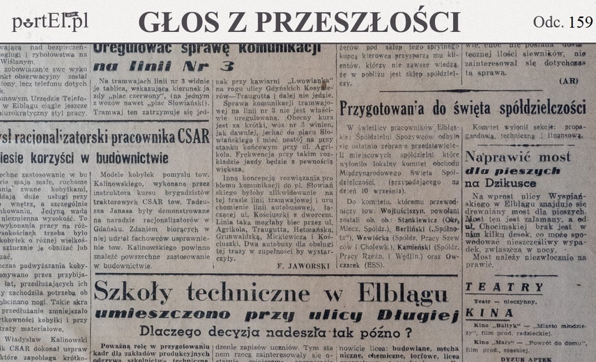 Elbląg, Głos Wybrzeża nr 239, 1950 r. Elbląg, Głos Wybrzeża nr 239, 1950 r.