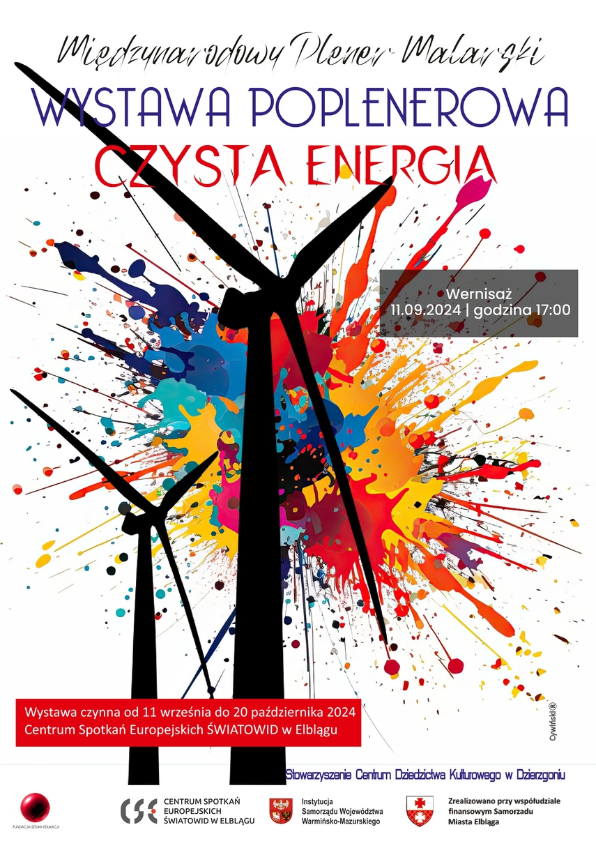 Elbląg, Międzynarodowy Plener Malarski | wystawa poplenerowa | „Czysta energia” Elbląg, Międzynarodowy Plener Malarski | wystawa poplenerowa | „Czysta energia”