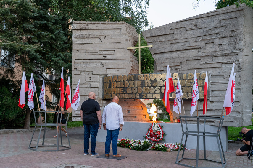 Elbląg, Uroczystości 44 rocznicy podpisania porozumień sierpniowych, Elbląg, Uroczystości 44 rocznicy podpisania porozumień sierpniowych,