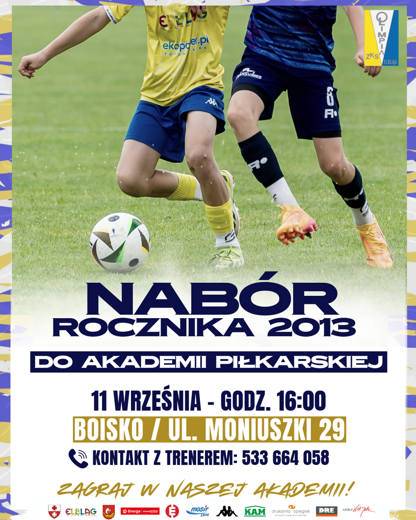 Elbląg, Nabór do Olimpii Elbląg, Nabór do Olimpii