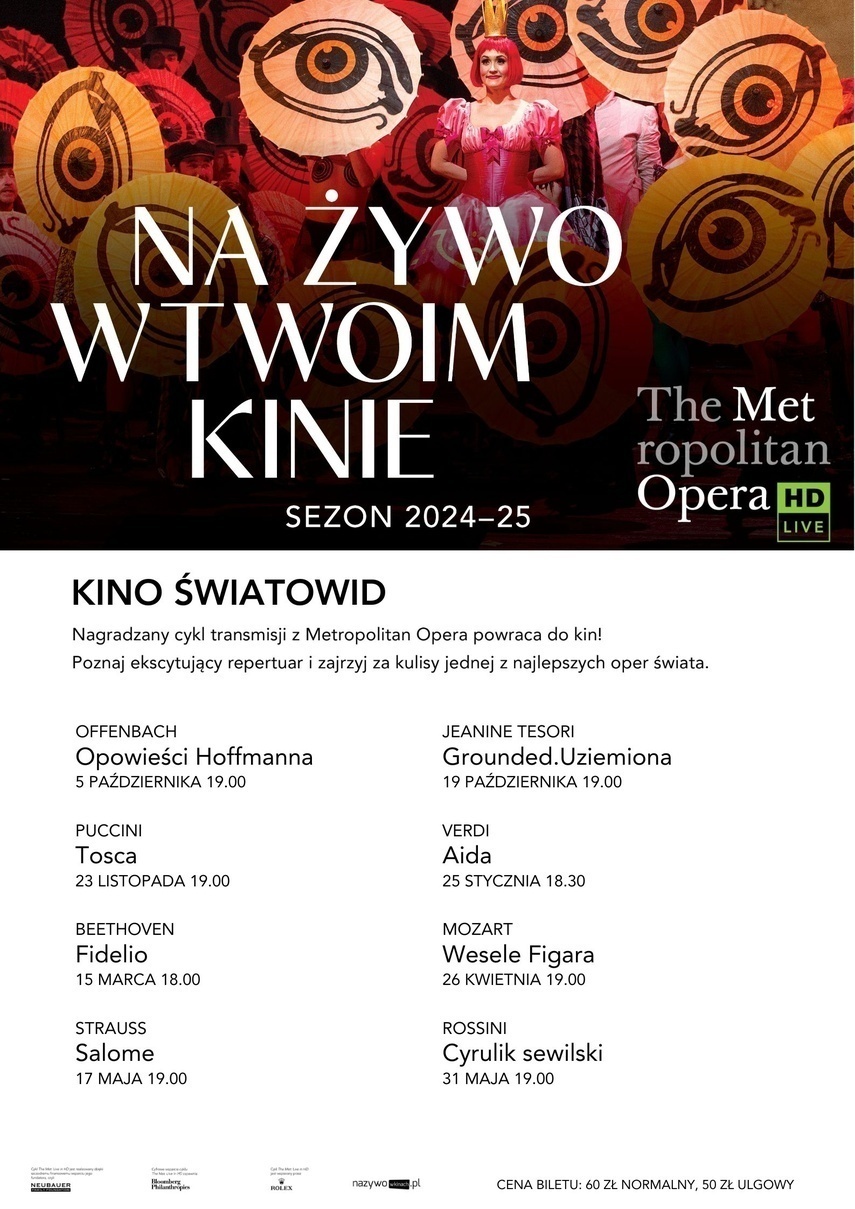 Elbląg, 16. sezon z The Metropolitan Opera Elbląg, 16. sezon z The Metropolitan Opera
