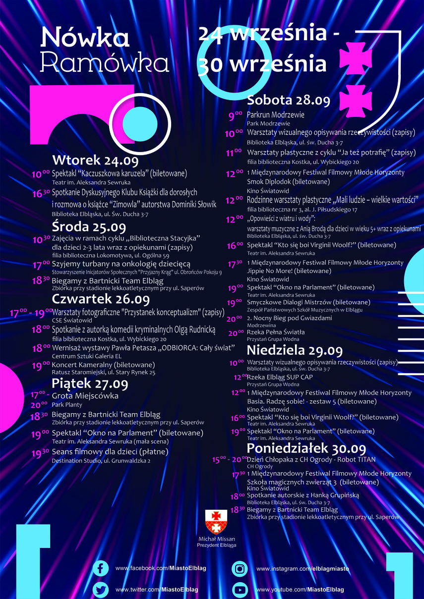 Elbląg, Nówka ramówka, czyli na jakie wydarzenia wybrać się w tym tygodniu? Elbląg, Nówka ramówka, czyli na jakie wydarzenia wybrać się w tym tygodniu?