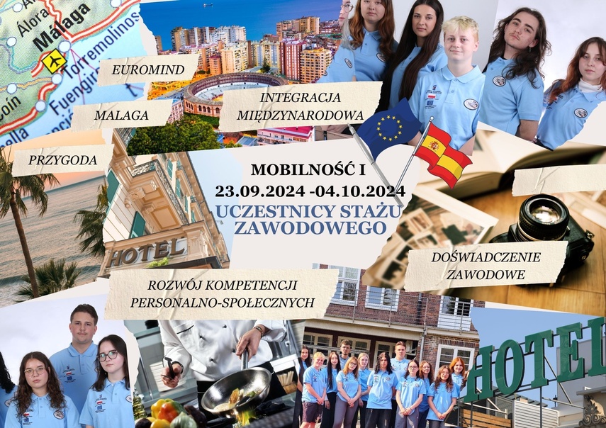 Elbląg, Uczniowie ZSG na stażu w Maladze Elbląg, Uczniowie ZSG na stażu w Maladze