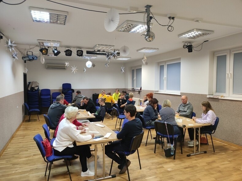 Elbląg, Jedno ze spotkań ligi Rummikub w Elblągu, Elbląg, Jedno ze spotkań ligi Rummikub w Elblągu,