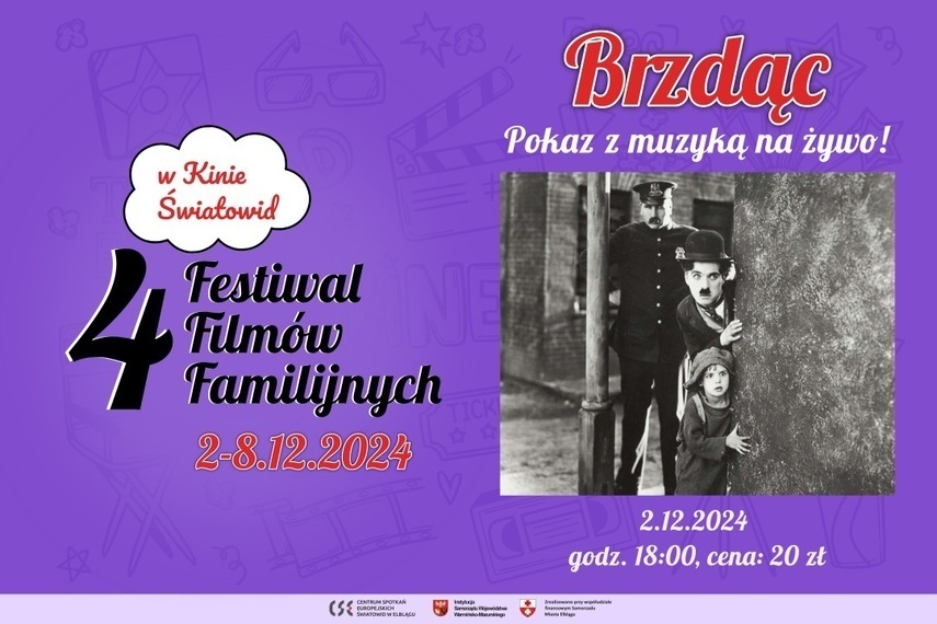Elbląg, Brzdąc z muzyką na żywo na otwarcie Festiwalu Filmów Familijnych Elbląg, Brzdąc z muzyką na żywo na otwarcie Festiwalu Filmów Familijnych