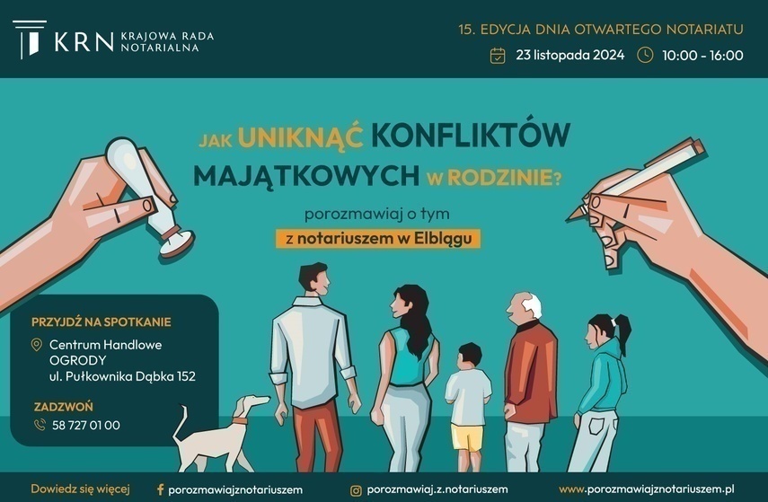 Elbląg, Dzień Otwartego Notariatu. Bezpłatne konsultacje Elbląg, Dzień Otwartego Notariatu. Bezpłatne konsultacje