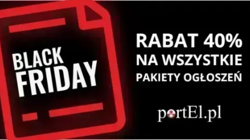 Tanie ogłaszanie! Black Friday na portEl.pl Tanie ogłaszanie! Black Friday na portEl.pl