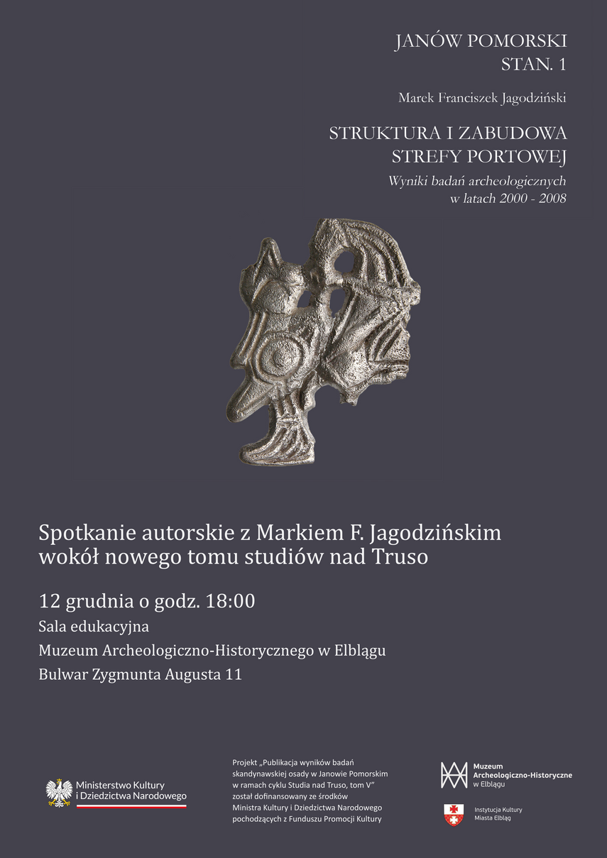 Elbląg, Nowy tom Studiów nad Truso - spotkanie autorskie! Elbląg, Nowy tom Studiów nad Truso - spotkanie autorskie!