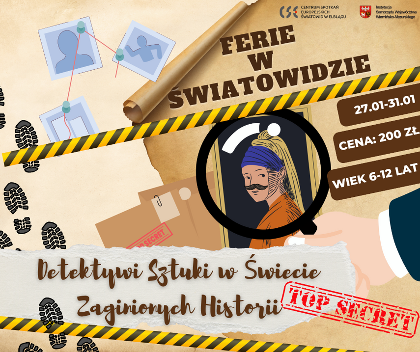 Elbląg, Zostań detektywem i spędź ferie ze Światowidem! Elbląg, Zostań detektywem i spędź ferie ze Światowidem!